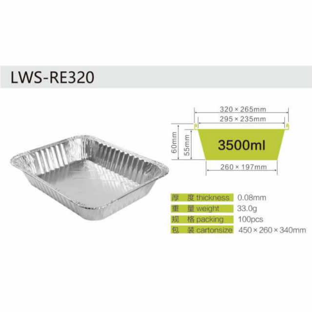 Molde de aluminio p/Pollo -RE320