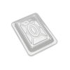 AL-100031 5 Tapa Transparente para Molde Rectangular 1LB -LD23