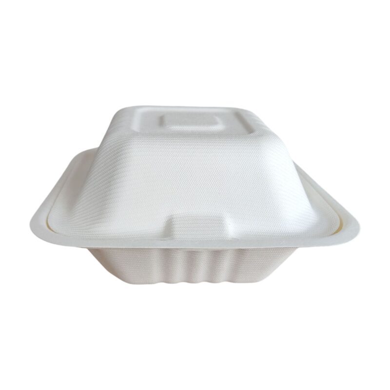 Contenedores de Bagazo 6x6" Liso -Leopack