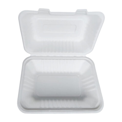 Contenedores de bagazo 9x6" Liso -Leopack