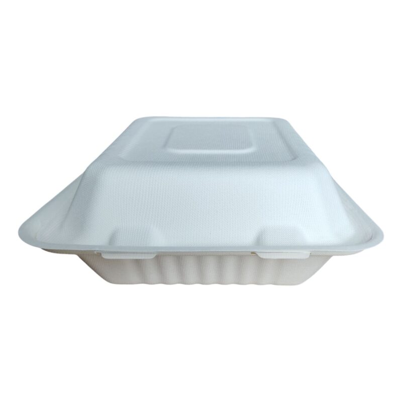 Contenedores de Bagazo 8x8" Liso -LeoPack