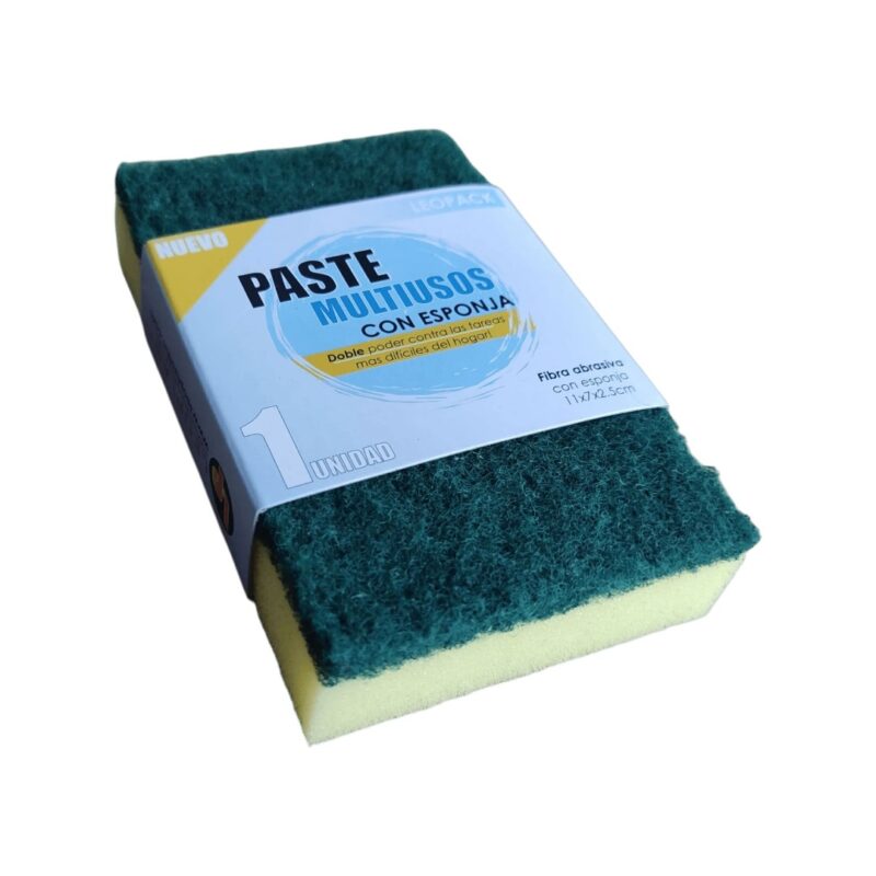 Paste con esponja tres cuartos Paste verde con esponja Px3U -Gemela's